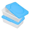 thumbnail image 2 of 2 Pcs Portable Baby Wipes Dispenser with Lid Refillable Tissue Box for Home and Travel Ideal for Baby Cleanliness, 2 of 8