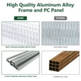 thumbnail image 6 of Aoile 6' x 8' Polycarbonate Greenhouse, Heavy Duty Walk-in Greenhouse with Lockable Doors & Adjustable Vent Window for Outdoors, 6 of 9