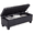 Black, variant on Grey Storage Ottoman Bench, Upholstered Storage Bench with Lift Top for Bedroom Entryway