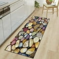 thumbnail image 2 of Pebbles Bath Rug Runner Soft & Absorbent Bathroom Rugs Non Slip Large Bath Rug Runner for Kitchen Bathroom Floors 19.7X63in, 2 of 6