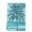 Turquoise, Cyan, Aqua, variant on Brown Coastal Palm Tree Kitchen Towels Set of 4, Vintage Summer Tropical Botanical Absorbent Dish Towels for Kitchen, Microfiber Hand Towel, Quick Drying Tea Towel for Cleaning Decorative Dishcloths