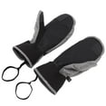 thumbnail image 1 of 5 Finger Inner Ski Mittens, Snowboarding Mittens Watertight Loop Fastener  for Snowmobile Racing M,L,XL, 1 of 7