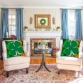 thumbnail image 5 of St Patricks Day Pillow Covers 16x16 Inch Set of 2 Watercolor Green Clover Decor Throw Pillows Spring Nature Plant Lucky Shamrock Outdoor Decorative Cushion Cases for Couch Bed Decorations, 5 of 6