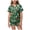 T8-Light Green, variant on Girls Silk Christmas Pajama, Kids 2Pcs Soft Satin Button Down Pjs Short Sleeve Sleepwear and Shorts Matching Set Sizes 8-9 Years