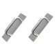 thumbnail image 1 of Manijas de puerta resistentes con tornillo de montaje, manijas de placa de puerta de empuje convenientes, manijas de empuje para restaurantes, 2 uds. 30cm x 8cm x 015cm, 1 of 8