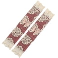 thumbnail image 3 of 2pcs Refrigerator Door Handle Covers Cloth Embroidered Lace Strip Door Handle Protector, 3 of 8