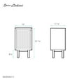 thumbnail image 4 of Classe 18" Bathroom Vanity in Oak Cabinet Only, 4 of 4