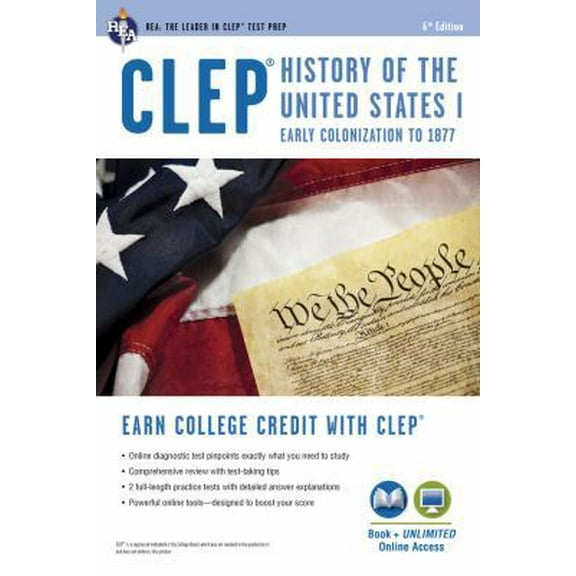 Pre-Owned Clep(r) History of the U.S. I Book   Online (Paperback) 0738610372 9780738610375