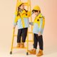 thumbnail image 2 of Gibobby Chaqueta de Forro Polar para bebés niñosLittle Child Big Kids Niños y niñas Conjunto de dos piezas de impermeabilización de manga larga y ropa de(Amarillo, 6-7 Años), 2 of 5