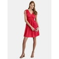 thumbnail image 2 of Time and Tru Women's Tie Mini Dress, Sizes XS-XXXL, 2 of 5