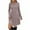 Pink, variant on Busydd Womens Fall Dresses Fashion Knit Ribbed Long Sleeve Dress for Women Comfy Solid Color Casual Dresses for Women with Pocket S