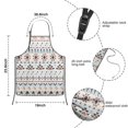 thumbnail image 3 of Colorful Geometric Triangle Arrow Pattern Kids Aprons for Girls and Boys,Adjustable Neck Strap Toddler Aprons for Kids Cooking Baking, 3 of 6