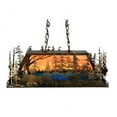 thumbnail image 5 of Meyda 139921 35 in. Moose At Dusk Oblong Pendant, Antique Copper & Oa Blue & Green, 5 of 5
