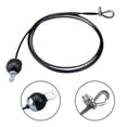 thumbnail image 5 of Fancy 2M Adjustable Steel Wire Rope Kit DIY Weight Multi Gym Cable Fitness Pulley Black, 5 of 8