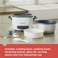 thumbnail image 4 of Applica RC516 Black-Decker 16-Cup Rice Cooker, White Out, 4 of 9