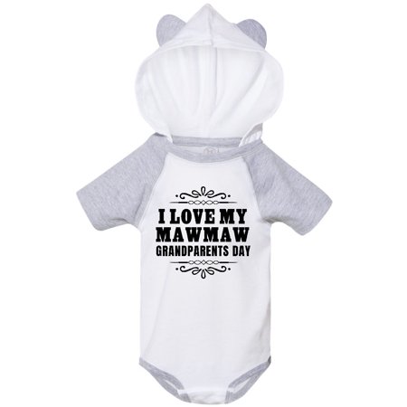 

Inktastic Grandparents Day I Love My Mawmaw Gift Baby Boy or Baby Girl Bodysuit