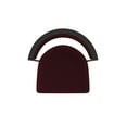 thumbnail image 3 of 861 Artemis 25" Swivel Counter Stool with Black Wrinkle Finish and Canter Bordeaux Seat and Back, 3 of 5