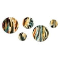 thumbnail image 3 of Designart "Ethereal Illusion" Abstract Round Wall Art Set Of 5 - Black Modern Office Room Wall Art Set, 3 of 6