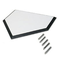 MacGregor® Rubber Home Plate with Black Edge