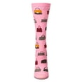 thumbnail image 2 of MeMoi Fake It Till You Make It Crew Socks - Womens - Female, One Size, Pink, 2 of 3