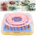 thumbnail image 1 of HAHADAXA Flower Knitting Craft Weaver Loom with 6 Shape Set - Wool Yarn Needle Home Craft, 1 of 5