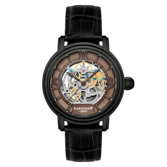 Thomas Earnshaw Heritage Longcase Stainless Steel 48mm Automatic Wristwatch ES-8011-08