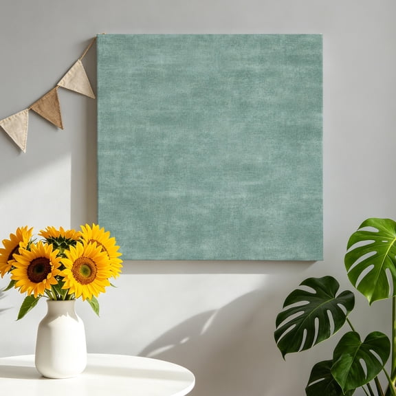 Minimalist Grey Green Canvas Wall Art for Living Room, Vintage Art Distressed Pattern Farmhouse Poster Print Painting for Bedroom Dining Room Balcony Decoration Wall Pictures Prepare To Hang 10"x10"