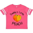 thumbnail image 3 of Inktastic Daddy's Little Peach Cute Peach Heart Boys or Girls Toddler T-Shirt, 3 of 5