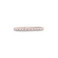 thumbnail image 2 of FB Jewels 10kt Rose Gold Womens Round Diamond Stackable Band Ring 1/6 Cttw, 2 of 4