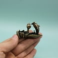 thumbnail image 3 of Brass Fish Figurine Solid Small Statue House Ornament Animal Figurines, 3 of 4