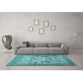 thumbnail image 3 of Ahgly Company Indoor Rectangle Animal Light Blue Traditional Area Rugs, 8' x 12', 3 of 4