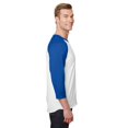 thumbnail image 2 of Jerzees Unisex Premium Blend Ring-Spun 3/4 Sleeve Raglan T-Shirt, 2 of 3