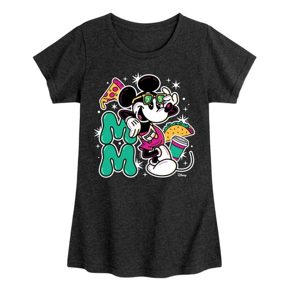Disney - Mickey Mouse Sunglasses - Toddler & Youth Girls Short Sleeve Graphic T-Shirt