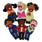 Ethnic Children Puppets - Set of 6