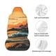 thumbnail image 4 of Balery Serene Ocean Sunset Funda de Asiento para Auto con Diseño - Cubierta Frontal Suave y Transpirable con Protector Antideslizante- 1 Unidad, 4 of 5