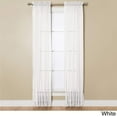 thumbnail image 1 of Miller Curtains Sheer Angelica Voile Panel, Featuring Classic Sheer Style, Machine Washable, 59 Inch By 95 Inch, White, 1 of 2
