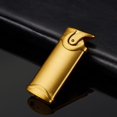 thumbnail image 1 of Encendedor de Metal Turbo Jet a prueba de viento para hombres, encendedor de cigarrillos recargable de Gas butano, llama roja, regalo, nuevo, 1 of 4