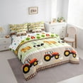 thumbnail image 3 of Homewish Farm Animal Horse 7-Piece Bedding Comforter Set,Rustic Farmhouse Cabin King Bedding Sets,Cute Cow Sheep Bed Sheets For Boy Kids,Super Cozy Room Decor Reversible, 3 of 8