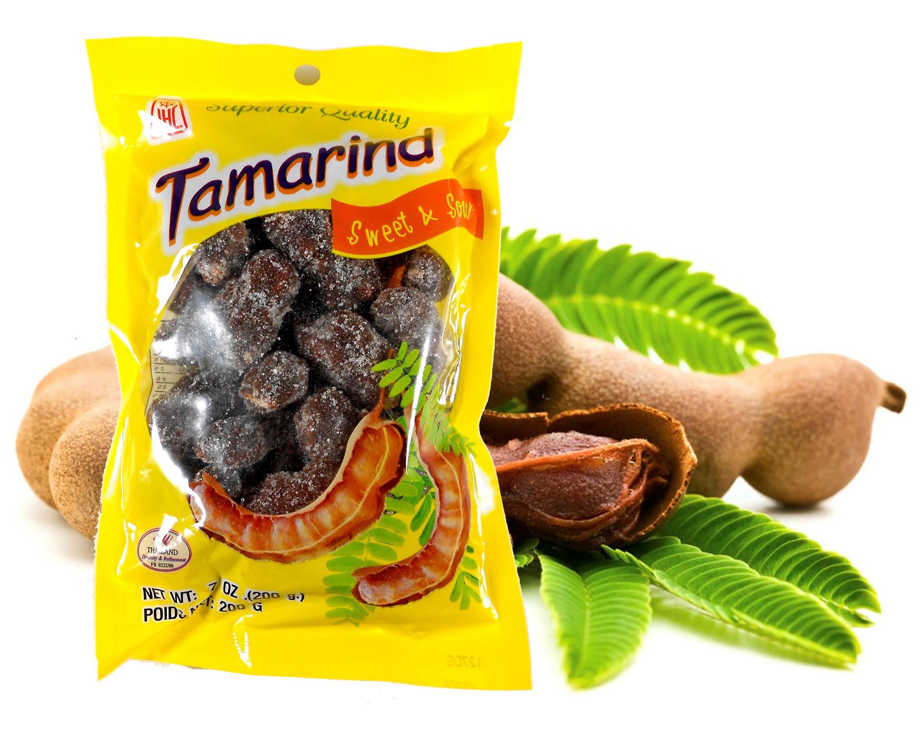 Thai Sweet Sour Tamarind Candy Whole Pod 7 Oz Pack Of 2 Walmart Com Walmart Com