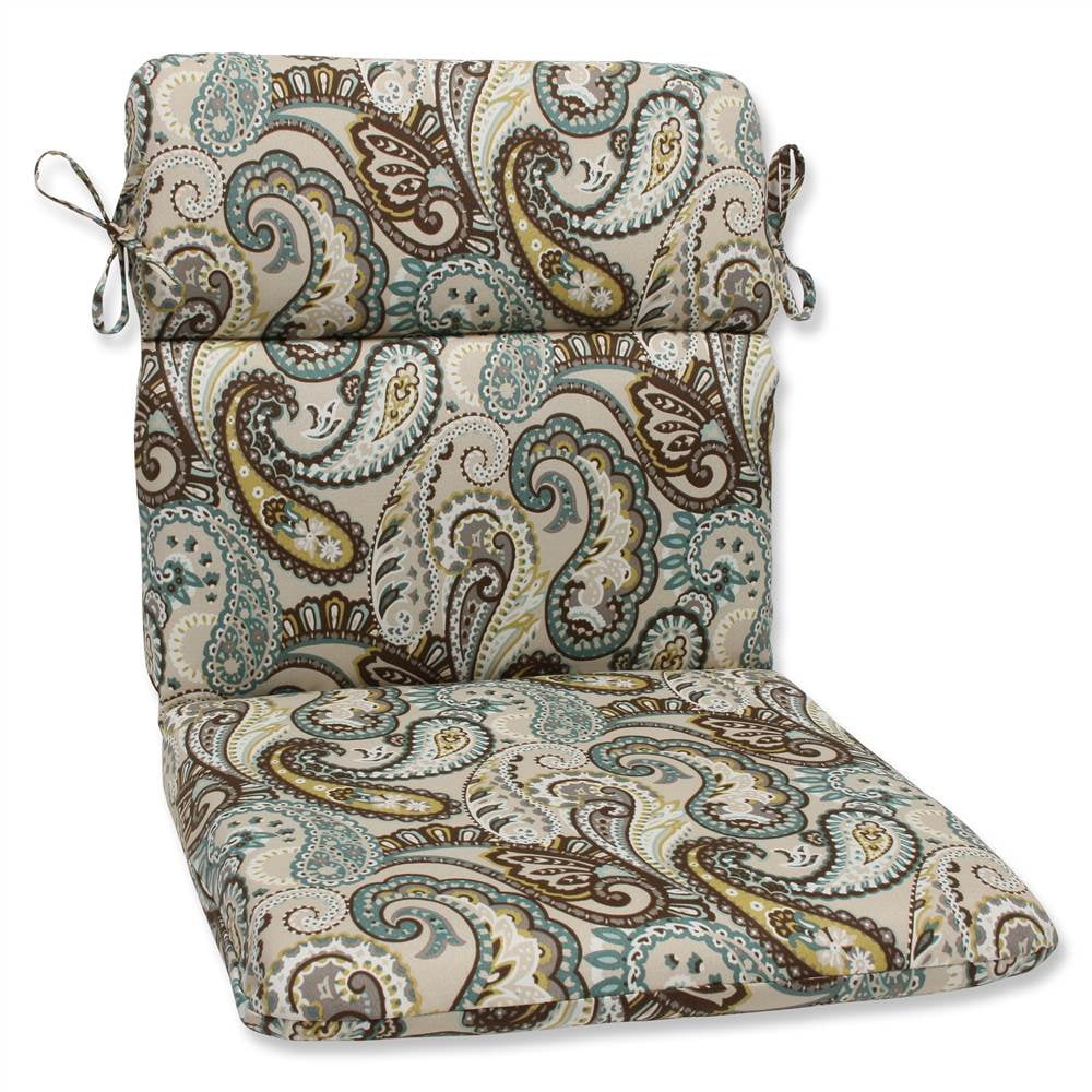 Outdoor Tamara Paisley Quartz Rounded Corners Chair Cushion Walmart