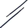 thumbnail image 4 of INSPIRE CHIC Unisex Round Rope Dual Colored Striped 1/5 Thick Boot Shoelace 90cm / 35.43" Royal Blue Black, 4 of 4