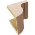 thumbnail image 6 of 7"W x 7"D x 7"H Wide Del Monte Rough Cedar Woodgrain TimberThane Corbel, Primed Tan, 6 of 6