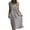 Gray, variant on 2026 Summer Dress for Women Eyelet Detail Casual Short Sleeve 100% Cotton Midi Dress