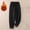 Black, variant on Thermal Pants Women Thick Joggers for Women Long Johns for Women Thermal Faux Fur Leggings Yoga Pants Women Wide Leg Pants Women's Cargo Pants Black 2xl