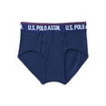 thumbnail image 3 of U.S. Polo Assn. Boys Tagless Underwear Briefs, 5-Pack, Sizes S-XL, 3 of 7
