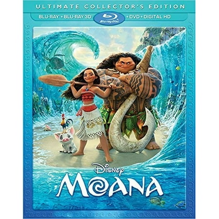 Moana (Blu-ray 3D + Blu-ray + DVD + Digital HD)