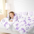 thumbnail image 3 of Erosebridal Kids Kawaii Ribbon Bowknot Twin Bedding Sets 7-Piece,Chic Floral Bow Bedding Comforter Set for Teens Girls,Breathable Home Decor, 3 of 6