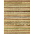 thumbnail image 1 of Ahgly Company Indoor Rectangle Abstract Chrome Gold Yellow Abstract Area Rugs, 2' x 4', 1 of 6