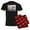 With Red Plaid Pant, variant on CafePress - Landscape, Colorful Art! Pajamas - Men's Dark Loose Fit Cotton Pajama Set