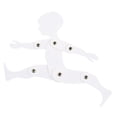 thumbnail image 4 of Figura de maniquí para dibujo, figura de acción pequeña y articulada, flexible, ideal para artistas y decoración del hogar., 4 of 9
